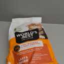 WORLD'S BEST CAT LITTER Low Tracking & Dust Control Multiple Cat Unscented 15-Pounds - Natural Ingredients, Quick Clumping, Flushable & Made in USA - Long-Lasting Odor Control & Easy Scooping