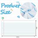 Mindsoft Bulletin Board Paper 48'' x 107'' Class Boards for Classroom Bulletin Boards Everyone is Welcome Classroom Board Decor Pillows Curtains Crafts(Lined,2 Pcs)
