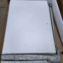 Prepac Elite 36" Tall Storage Cabinet with Doors and Shelves, Multipurpose Garage Cabinet with Large Drawer and Adjustable Shelf, Open Back Storage Furniture for Kitchen, Laundry Room, Garage, White