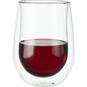 ZWILLING J.A. Henckels Double-Wall Red Wine Glass Set, 12 fl. oz