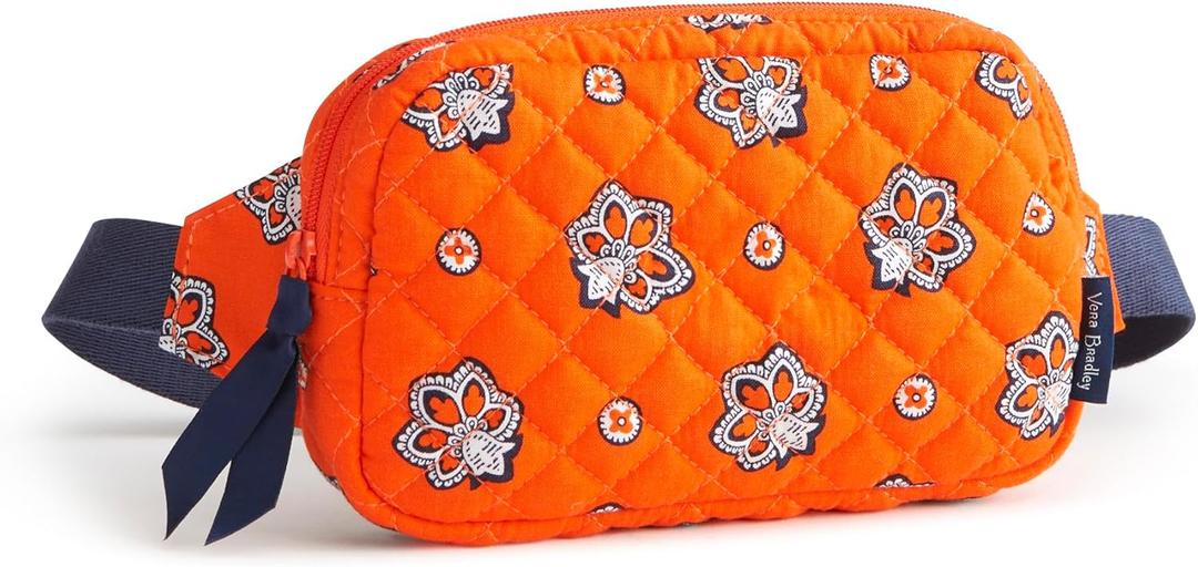 Premium Cotton Large Travel Duffel Bag, Royal Blue/Red Bandana (One Size, Orange/Navy Bandana)