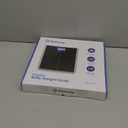 Etekcity Bathroom Scale for Body Weight, Highly Accurate Digital Electronic Weighing Machine for People, LCD Display, Large Size, 6mm Tempered Glass for Safe Home Use, Batteries Included, 400 lbs (11.8 x 11.8 Inch, Black)