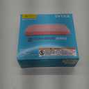 Intex 66803EP Cozy Kidz Inflatable Airbed: Fiber-Tech Velvety Soft Surface Carry Bag Included Color May Vary 34.5" x 62" x 7", (Pink)