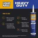 2 x Liquid Nails Heavy Duty Construction Adhesive (LN903), 10 oz (Tan)