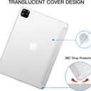 JETech Case ONLY for iPad Pro 11-Inch, 2022/2021/2020/2018 Model, Compatible with Pencil, Cover Auto Wake/Sleep (Silver)