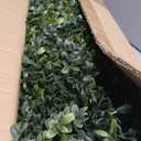 36" Artificial Boxwood Topiary Trees with Ground Spike Set of 2, Outdoor 3ft Faux Boxwood Topiaries Cone Bushes Trees Fake Shrubs Plants Front Porch Decor Outside Garden