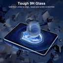 SPARIN Screen Protector for iPad A16 2025 11th (11 Inch) /10th Generation 2022 (10.9 Inch), 2 Pack Tempered Glass for iPad 11/10 Gen, Case Friendly, Anti-Scratch, Touch Sensitive