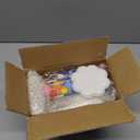 PullCrease 6 Pack Large Easter Paint Your Own Plaster Stones for Kids Arts and Crafts Handprint Stepping Painting Kit DIY Egg Ceramic Craft Pottery Outdoor Painting Gifts for Kids Ages 4-12