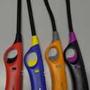 4 Pack Lighter Refillable Butane Lighters, Candle Lighters for Candle Camping Fireplace Party BBQ Grill(No Fuel)