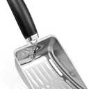 Stainless Steel Cat Litter Scoop,Metal Cat Litter Scoop,Kitty Metal Scooper,Sturdy Mesh Scooper