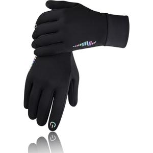 SIMARI Kids Winter Gloves Touchscreen Warm Thermal Water-Resistant for Boy Girl Running Cycling Snow Skiing in Cold Weather (XX-Large, Black Iris)