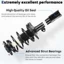 Front Struts Assembly Shock Absorber & Sway Bars End Links Fit for 2004-2009 Toyota Prius, Replace for 172358 172357 K90433 (4Pcs)