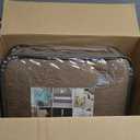 Madison Park Quebec Reversible Damask Design, Double Sided Quilting All Season, Lightweight Coverlet Bedspread Bedding Set, Matching-Shams, Queen(102"x118"), Mocha