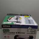 Winco Commercial-Grade Electric Rice Cooker with Hinged Cover, 30 Cup