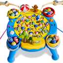 Fishing Games for Kids,Magnetic Fishing Table Toys for Boys 3 4 5 Year Old, Game for Toddlers Kids Boys Girls Ages 3-5 4-8, Travel Party Toys with Sound, Christmas Birthday Gift for Boys Kids