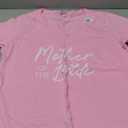 Mother of the Bride Mother Wedding Party Gift Long Sleeve T-Shirt (M, Pink)
