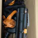 WORX Trivac 3 in 1 Electric Leaf Blower for Lawn Care, Leaf Vacuum with 350 CFM & 210 MPH, Leaf Mulcher with Metal Impeller, Reusable Bag Included, WG505.2