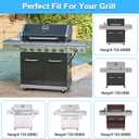 Replacement Parts for Nexgrill 720-0896B 720-0898 720-0896E Deluxe 6 Burner Gas Grill Models, Drip Pan Grease Tray & Flame Tamers for Nexgrill 6 Burner 720-0896B Grill