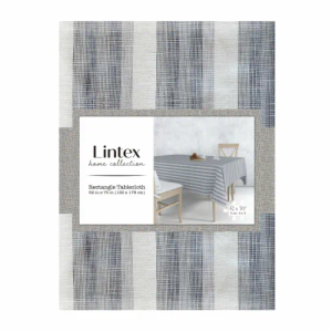 Striped Lintex Home Collection Rectangle Tablecloth (52x70in)