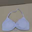 AUROLA Influence Strappy Bra Sports Bras for Women, Backless Padded Impact Strappy Bra Workout Gym Yoga with Removable Cups (X-Small, Sky Light)