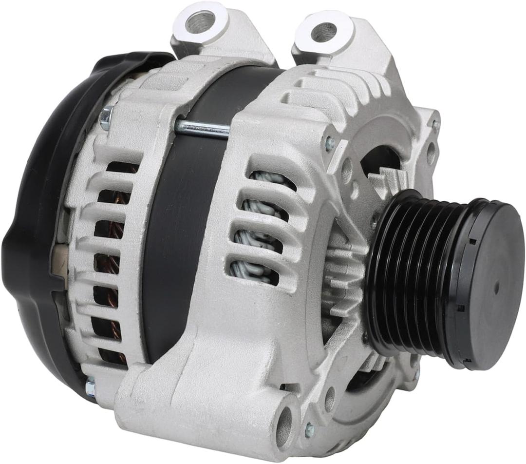 68272108AA Alternator For Chrysler Town & Country 2011-2016 3.6 L, Dodge Grand Caravan Avenger Journey, Ram C/V 3.6L, 12V 160A Clockwise 6-Groove Pulley