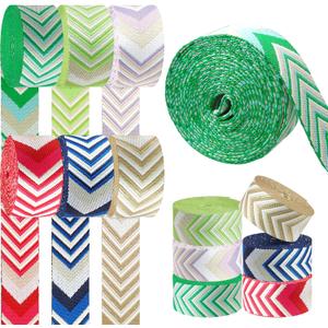 6 Rolls 1.5 inch Arrow Nylon Webbing Belt Webbing Straps Purse Straps Backpack Straps Nylon Belt for Seatbelt, Bags, Backpacks, Luggage