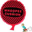 Whoopee Cushion, 9" Whoopie Cushion Fart Toy, Self Inflating Woopie Cushion for Kids Adult Teens, Make Great Big Mega Woopy Fart Sounds, Funny Fart Game, Prank Gag White Elephant Gifts (Red)