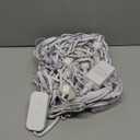 Permanent Outdoor Lights, 100FT 64 Bulbs RGB LED Outdoor String Lights, DIY Scene Mode, IP68 Waterproof Christmas Lights for Daily Decor, House Roof, Holiday Decorations, Outside