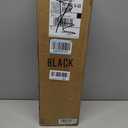 XplrKamp Padded Camping Stool, 18" 500lb Oversized Foot Rest, Black, 1