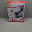 JOYIN Arcade Basketball Game Set with 4 Balls and Hoop for Kids 3 to 12 Years Old Indoor Outdoor Sport Play - Easy Set Up - Air Pump Included - Ideal for Competition