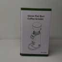 MOKKOM Professional 64mm Flat Burr Coffee Grinder with 100 Grind Settings, All-Metal Stainless Steel Body, Coffee Bean Grinder with Adjustable Electronic Timer, Anti-Static, LED Display