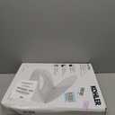 KOHLER 25875-0 Hyten 3" Height, Elevated Soft Close Elongated Toilet Seat, Contoured Seat with Grip-Tight Bumpers, Quick-Attach Hardware, No Slam Toilet Seat, White