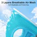 Light Up Dog Harness,Rechargeable LED Dog Harness for Small Medium Large Dogs,Reflective Lighted Safety Vest for Night Walking & Camping,Lightweight & Adjustable,Blue,XS