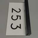 Address Plaques for House Solar Powered, House Number for Outside, LED Address Sign Outdoor Waterproof 3000K Warm White