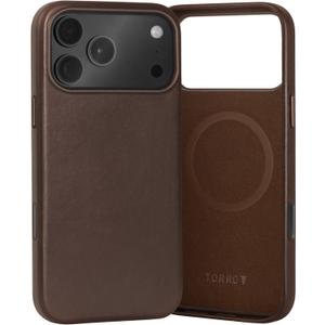 TORRO Premium Leather Case Compatible with iPhone 17 Pro Max 6.9 2025  Genuine Leather MagSafe Compatible, Ultra Slim Bumper Case (Dark Brown) TORRO Premium Leather Case Compatible with iPhone 17 Pro Max 6.9 2025  Genuine Leather MagSafe Compatible, Ultra Slim Bumper Case (Dark Brown)