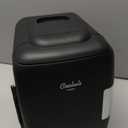 Cooluli Mini Fridge for Bedroom - Car, Office Desk & Dorm Room - Portable 4L/6 Can Electric Plug In Cooler & Warmer for Food, Drinks, Skincare Beauty & Makeup - 12v AC/DC & Exclusive USB Option, Black