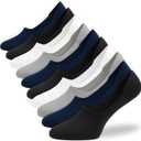 10 Pairs Unisex Athletic Cotton Non Slip Low Cut Flat Liner No Show Socks
