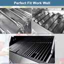 Grill Parts for Kitchenaid 740-0780 720-0745B 720-0745 720-0745A, Grill Grates & Grill Burners & Igniters & Flame Tamer for Kitchenaid 740-0780 4-Burner Built-in Propane Gas Grill