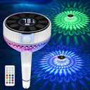 Likiyol 2025 Upgraded Pool Thermometer Floating Easy Read with Colorful Light Show & Remote Control, Solar Digital Pool Temperature Thermometer IP68 Waterproof for Pools Ponds Hot Tubs