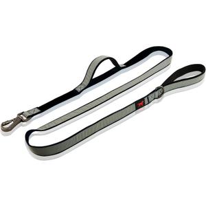 Heavy Duty Dog Leash | Double Handle Dog Leash To Hold Strong Dogs | Reflective Dog Leashes For Safe Night Walks | 6 Foot Dog Leash w/ Lockable Clip For Security | For Medium & Large Dogs (6 feet long, Epic Black)