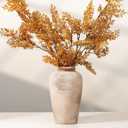 10.8 Inch Tall Vintage Ceramic Flower Vase,Rustic Farmhouse Vase for Home Decor,Distressed Decorative Terracotta Vase for Table Entryway Mantel Centerpiece Bookshelf Living Room (101-terracotta)