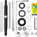 OCTOPUS W10435302 & 2119011 EA3503261 Washer Bearings, Shaft & Tool Kit Compatible Most Front Load Washers Tub Bearing & Seal Kit Washer Shaft & Bearing Kit W10435302 2119011 EA3503261  19Pc Kit