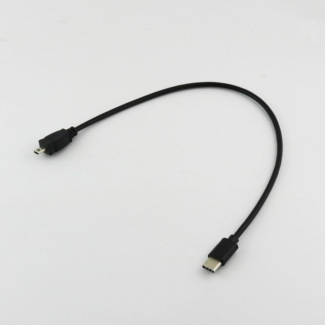 30cm USB Type-C 3.1 Male to Mini 8 PIN Male USB 2.0 OTG Cable for Nikon Camera