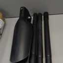 Post Hole Digger Tool, Heavy Duty Post Hole Digger with 55 Inch Handle, Dual Sharp Blades for Soil Plugging, Digging, Cultivating, Weeding, Manual Post Hole Digging Tool Garden Shovel, Black