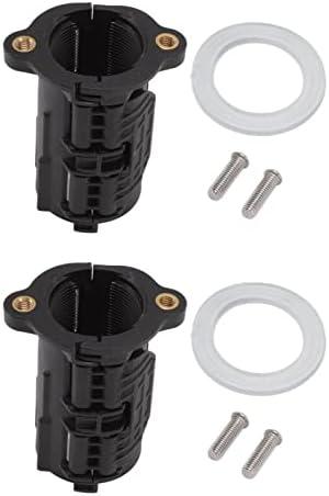 Fdit Faucet Anti Loose Nut Fastener, Quick Release Assembly Nut Fixed Base Basin Tap Accessory for 32mm Outer Diameter Threaded Pipe with Strong Tenacity Maintenance Parts, Pack of 2