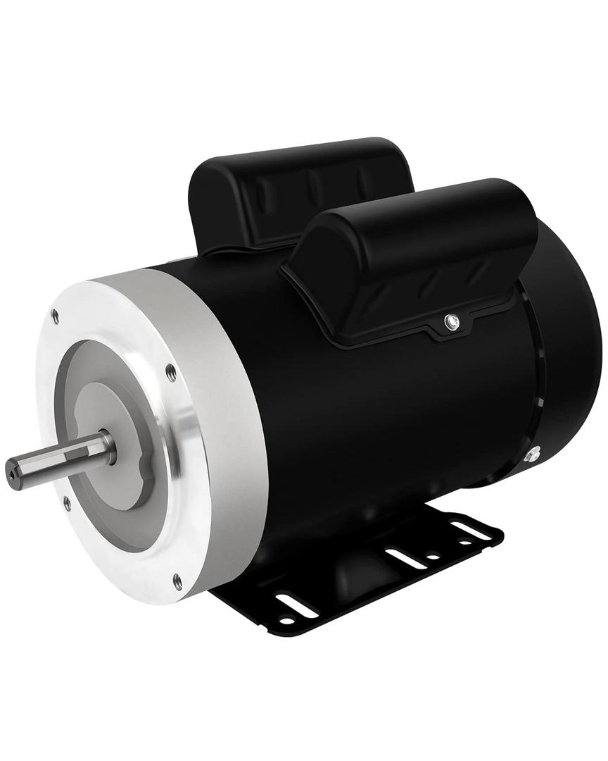 Electric Motor, 1.5HP Air Compressor Motor, Single Phase Motor 1750RPM 56C 115/230V 5/8"Shaft Diameter CW/CCW TEFC IP55 60HZ