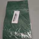 Bakepacker 100 Pcs Deep Green Treat Paper Bags with 100 Stickers 5.1"x3.1"x9.4" Brown Kraft Small Party Gift Bag Snack Bag without Handle