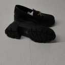 DREAM PAIRS Loafers for Women Platform Chunky Loafers Slip On Casual Shoes 10, All Black 