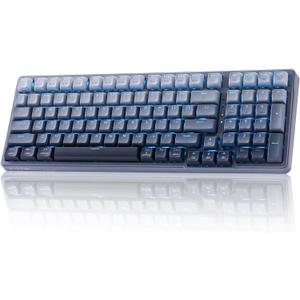 E-YOOSO Z-99 Gaming Keyboard Wireless with Triple Mode BT/2.4G/USB-C, 96% Keyboard, Linear Switches, Wireless Mechanical Keyboard with Number Pad for PC/Mac