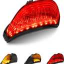 Led Brake Tail Light Smoked Taillights with Turn Signal Compatible with Honda CBR600RR 2003-2006, CBR1000RR 2004-2007